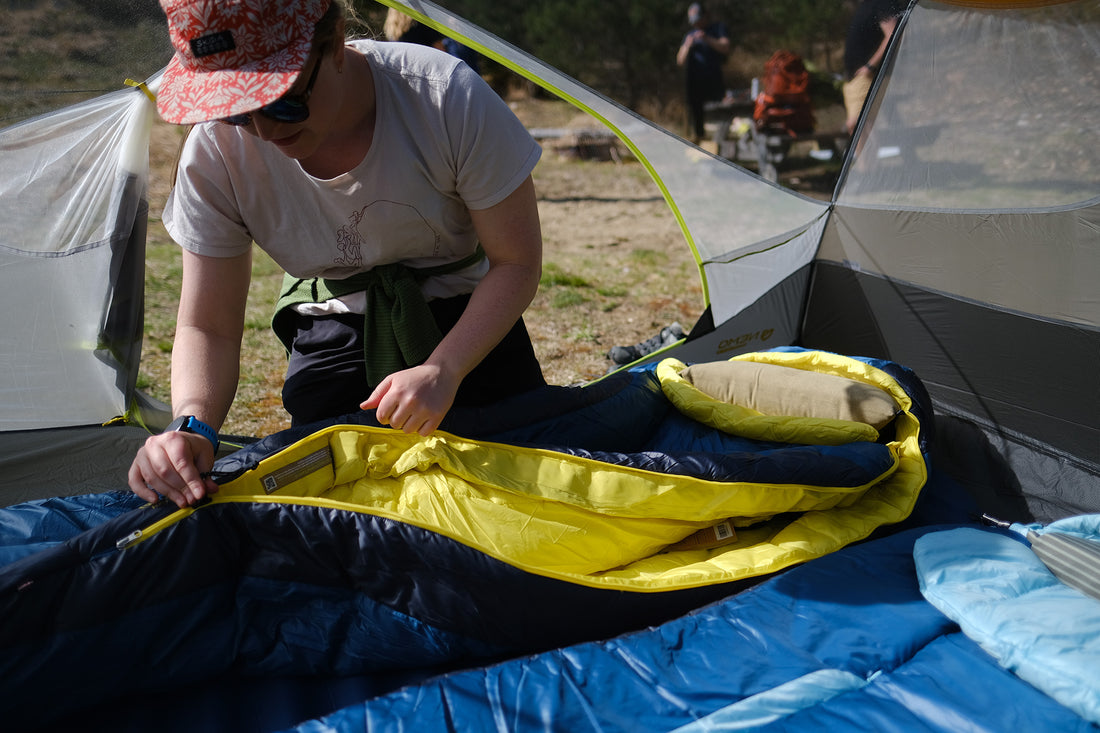 Gear Review: A Sleeping Bag for Stomach Sleepers