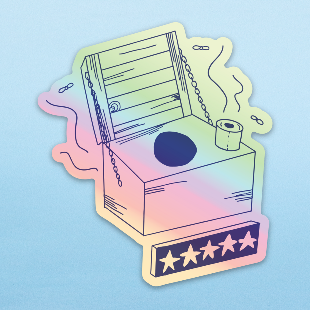 Thunder Box Holographic Sticker – Trails Magazine