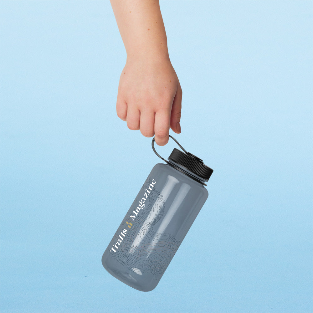 Topo Lines Wide Mouth Water Bottle