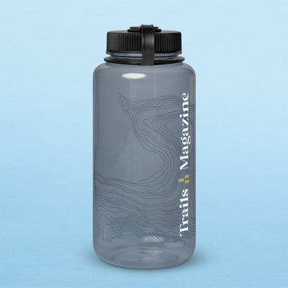 Topo Lines Wide Mouth Water Bottle